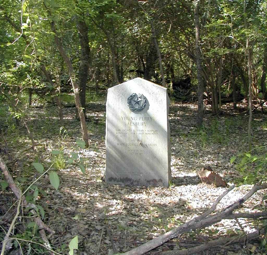 Texas Centennial Monument honoring Y.P. Alsbury