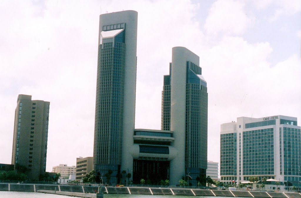 vista parcial del centro de la ciudad