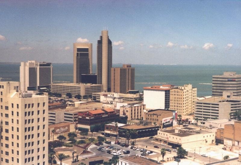 View from 17th Floor American Electric Power building, Corpus Christi, TX