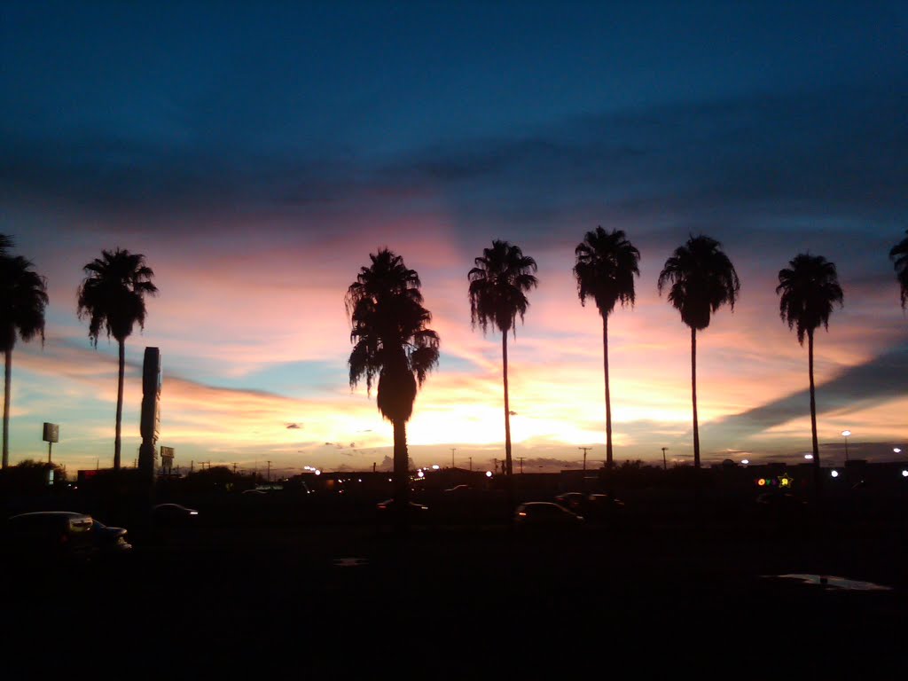 Sunset after Hermine, 2010
