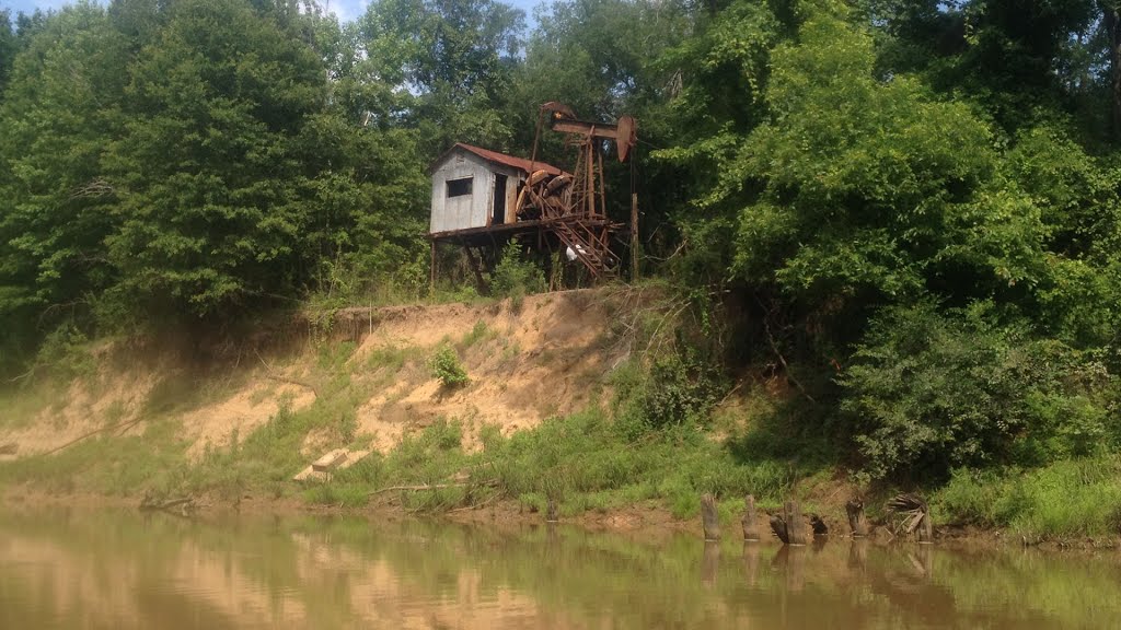 Pumpjack and shed