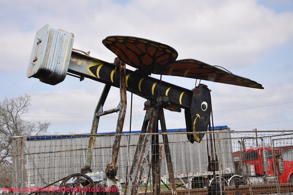 Monarch Butterfly Pumpjack - Luling Texas
