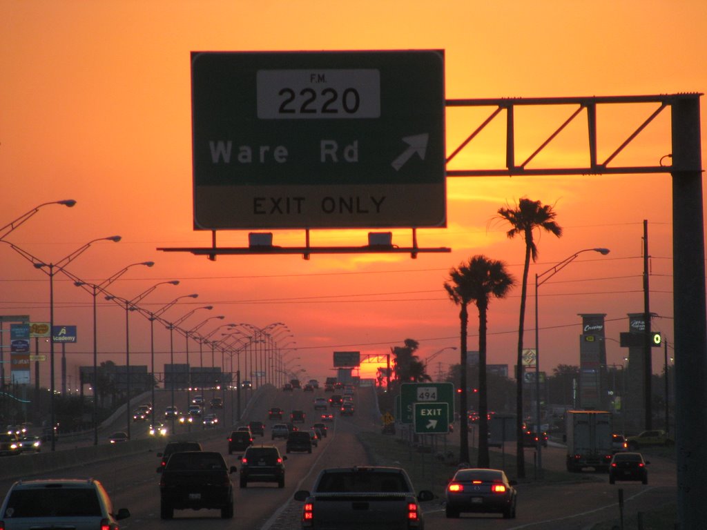 the Valley at sunset