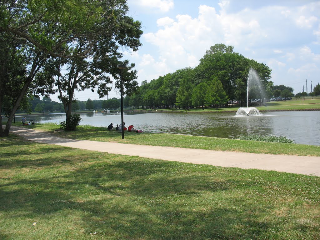 Beautiful Town Lake Park Recreation Area in McKinney