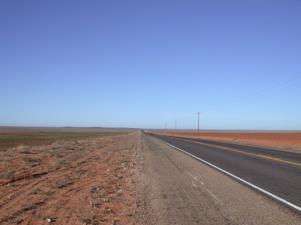 between Seminole and Lamesa, a big empty. Feb. 2003.