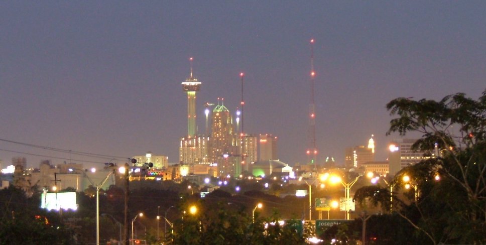 Night View of San Antonio