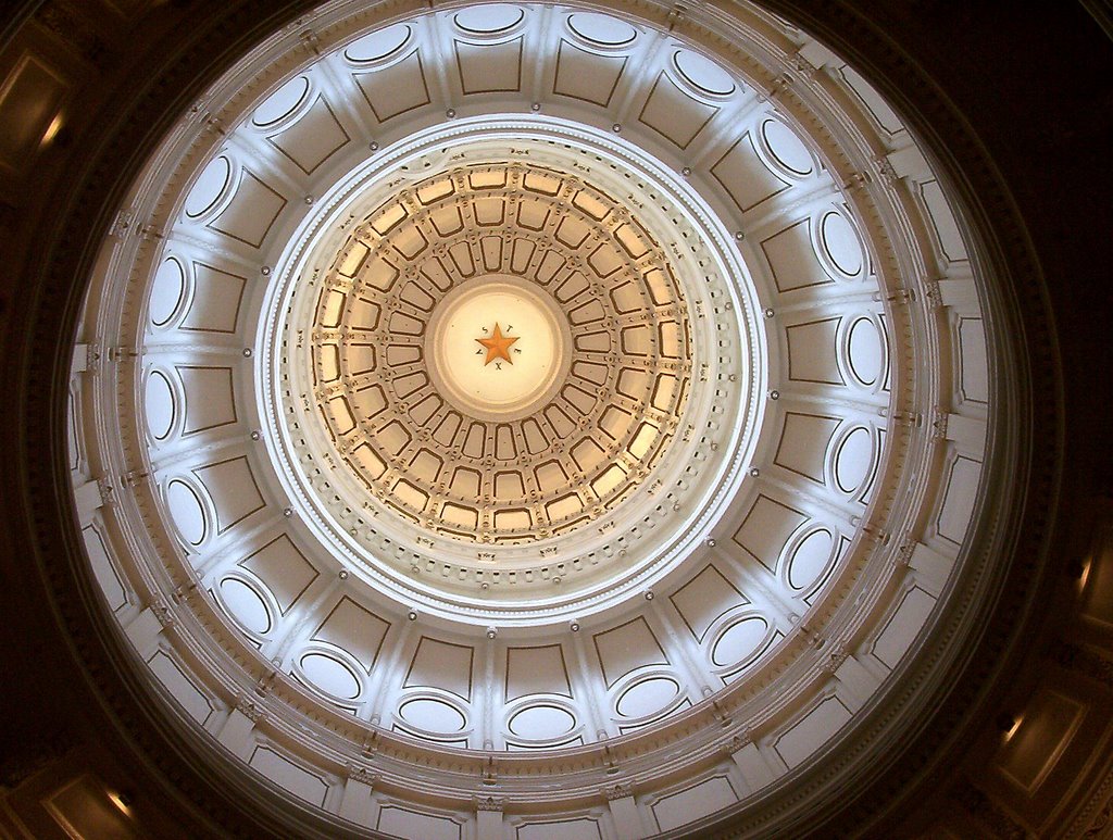 "ONE STAR" Inside the Capitol OF AUSTIN TX.