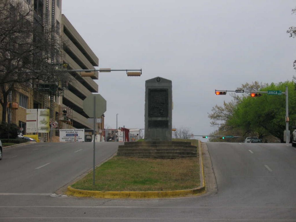 Inscription in front of Capitol building, Austin