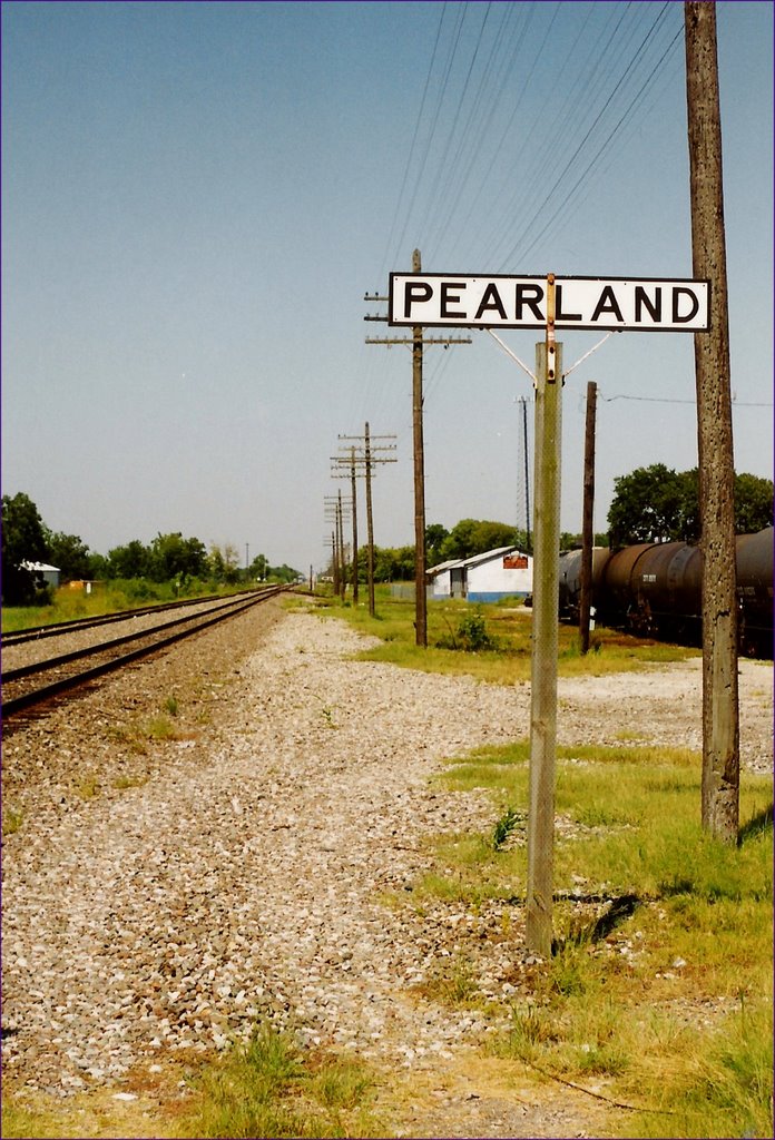 Pearland (near Houston, TX), site of former railroad station