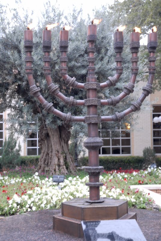"Children of Israel" Menorah Sculpture by David Ascalon, Ascalon Studios, San Antonio, Texas