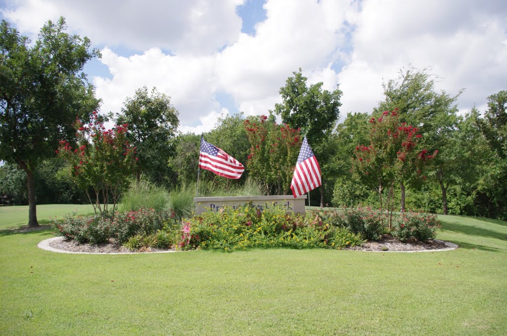 Entrance to the Prairie Creek Park. Richardson, TX. Sep 2010.