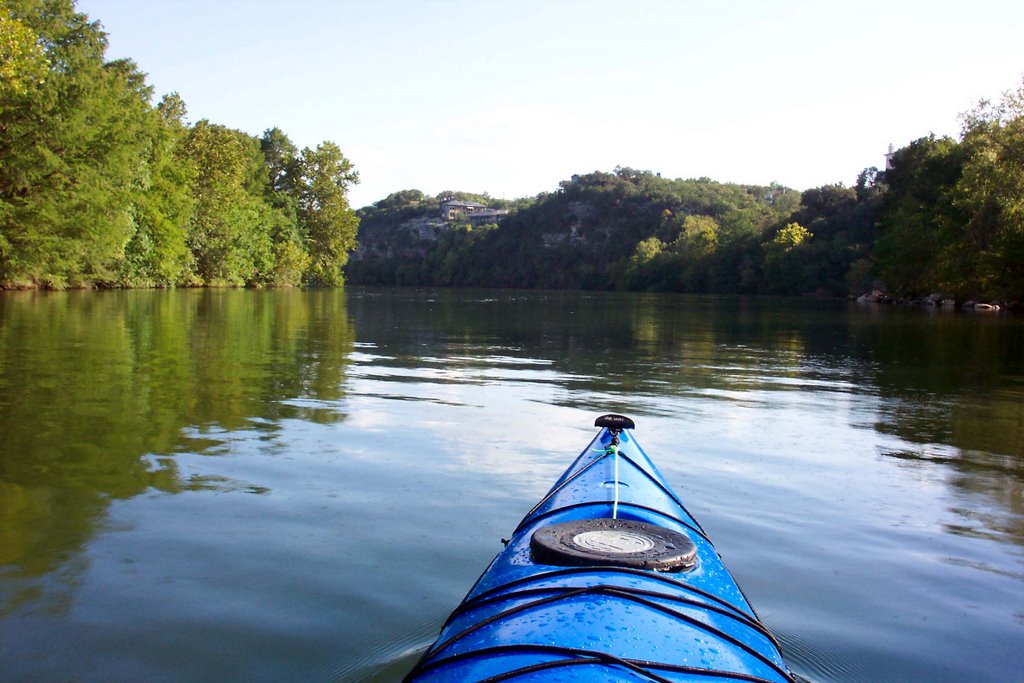 Kayaking around Red Bud Isle