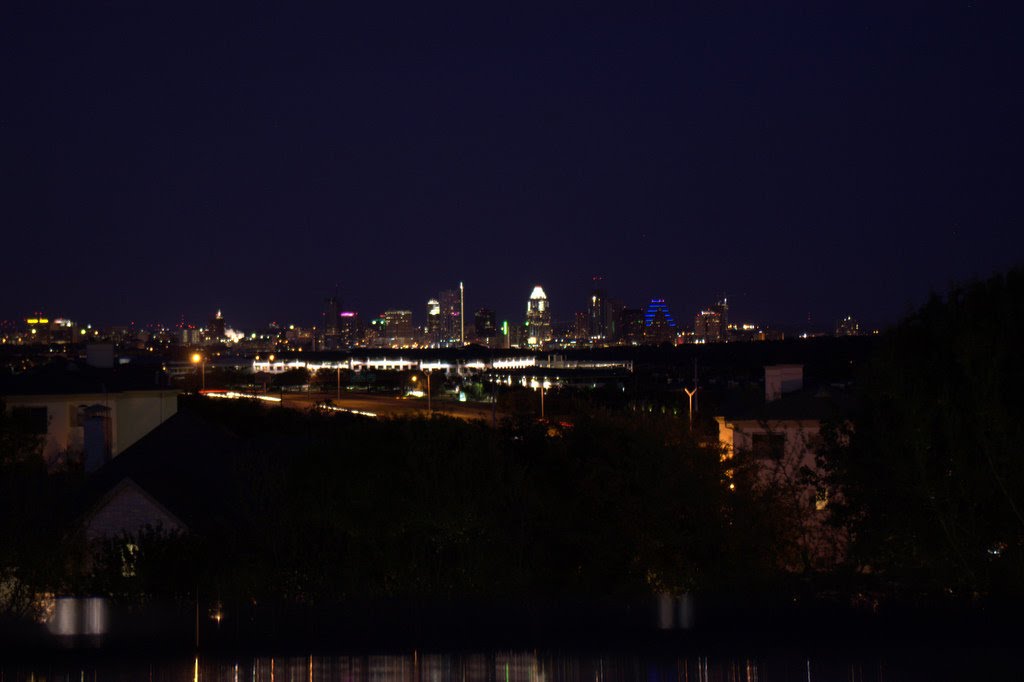 Austin skyline by night