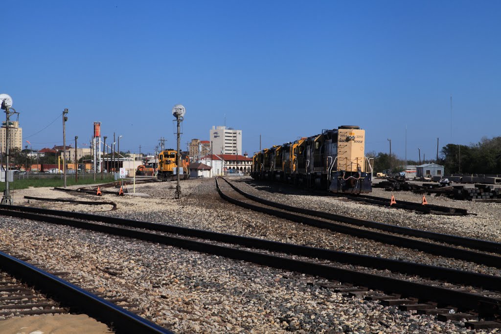 Downtown seen from railyard