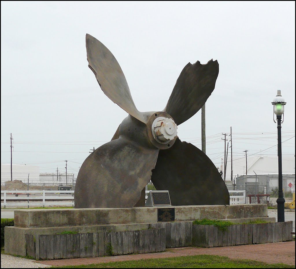 Propeller from the SS Highflyer at the Texas City, Texas Disaster of 1947