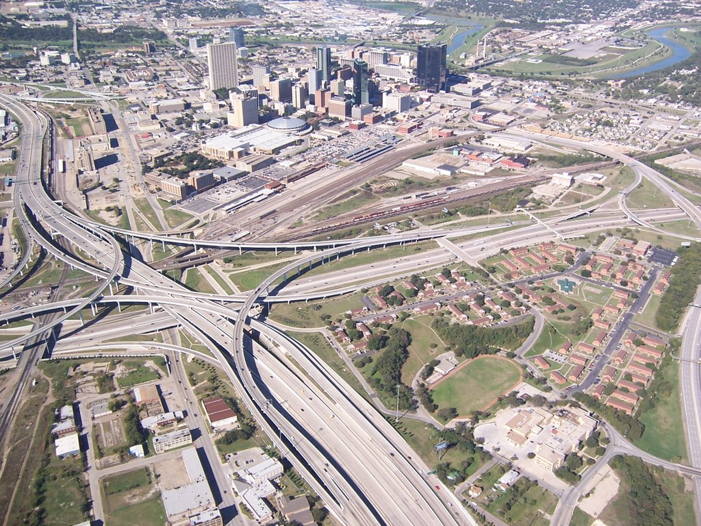 Downtown at the 35/30 Interchange