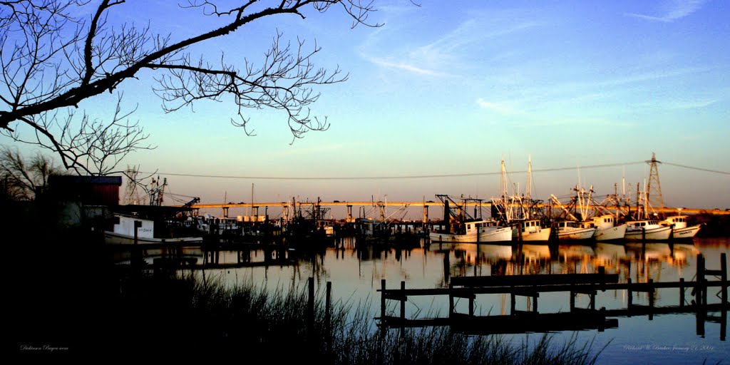 Dickenson Bayou in Winter Sunset