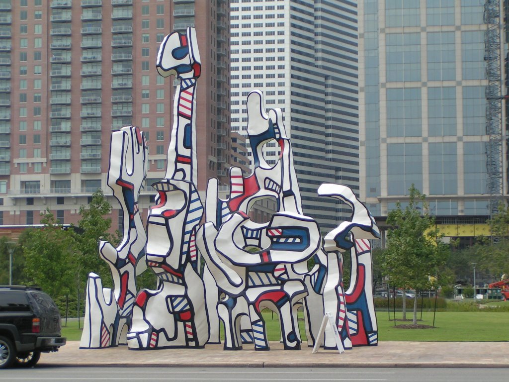 Sculpture in downtown Houston