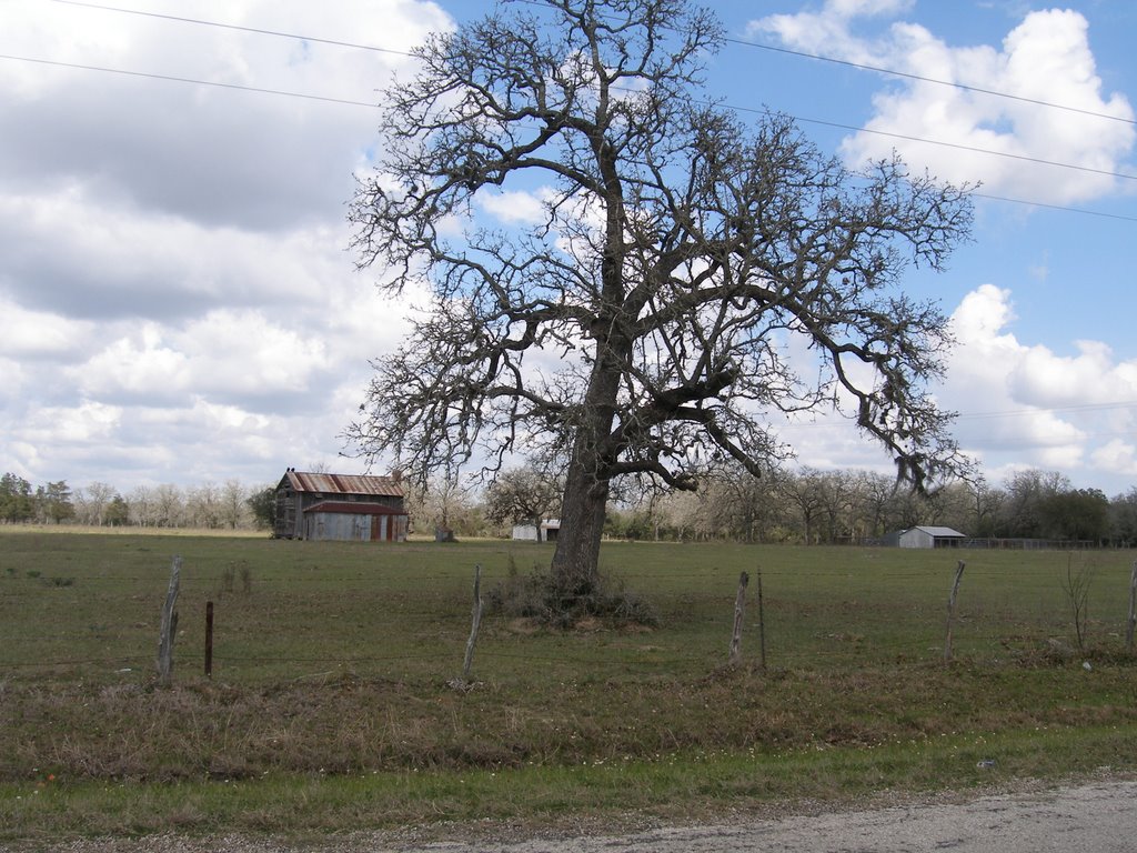side road north of Columbus