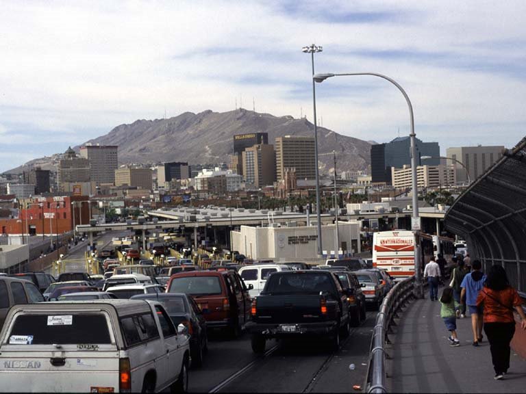 El Paso Downtown and Franklin Mountains