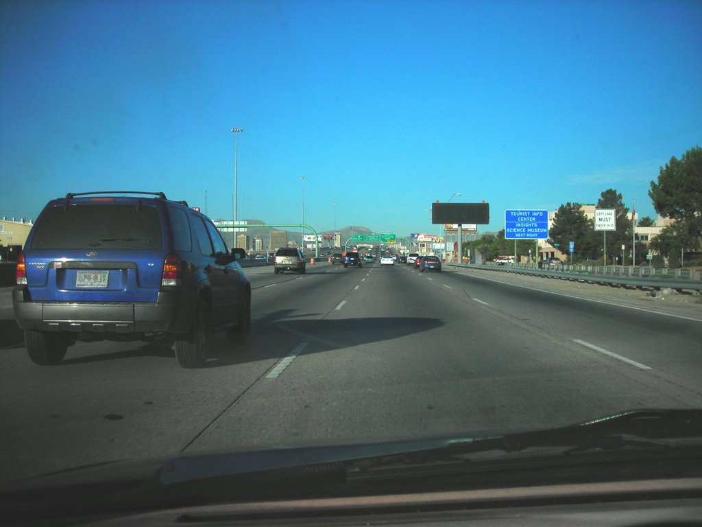 I-10 near Downtown El Paso