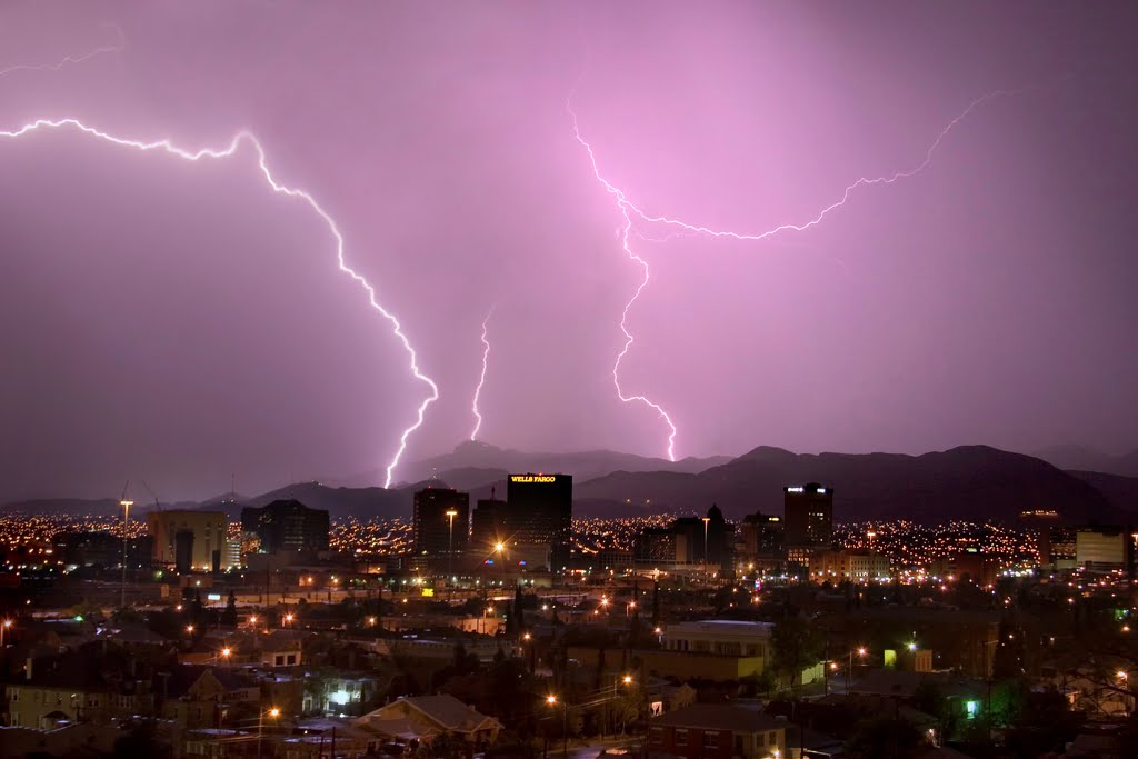 Lightning Over El Paso