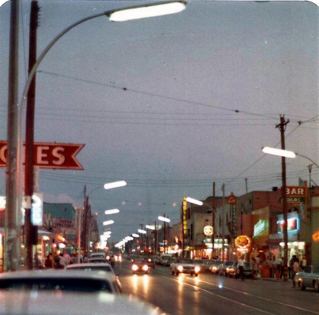 going into Jaurez Mexico 1973