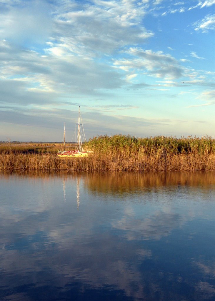 Yellow Sails at Sunset