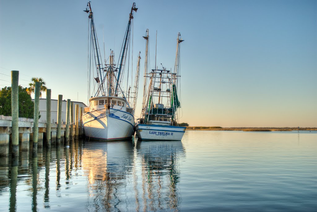 Shrimp Boats at Apalachicola