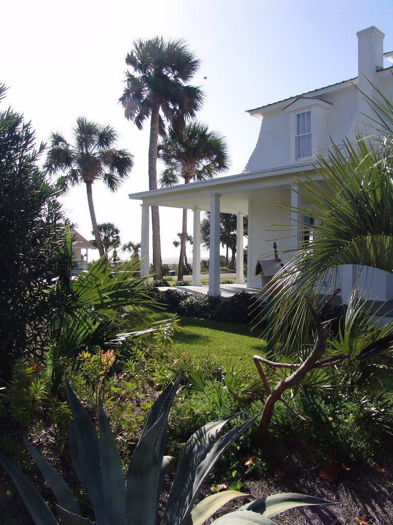 view of the Gulf of Mexico from the 1885 Write House, historic Apalachicola Florida (11-27-2011)