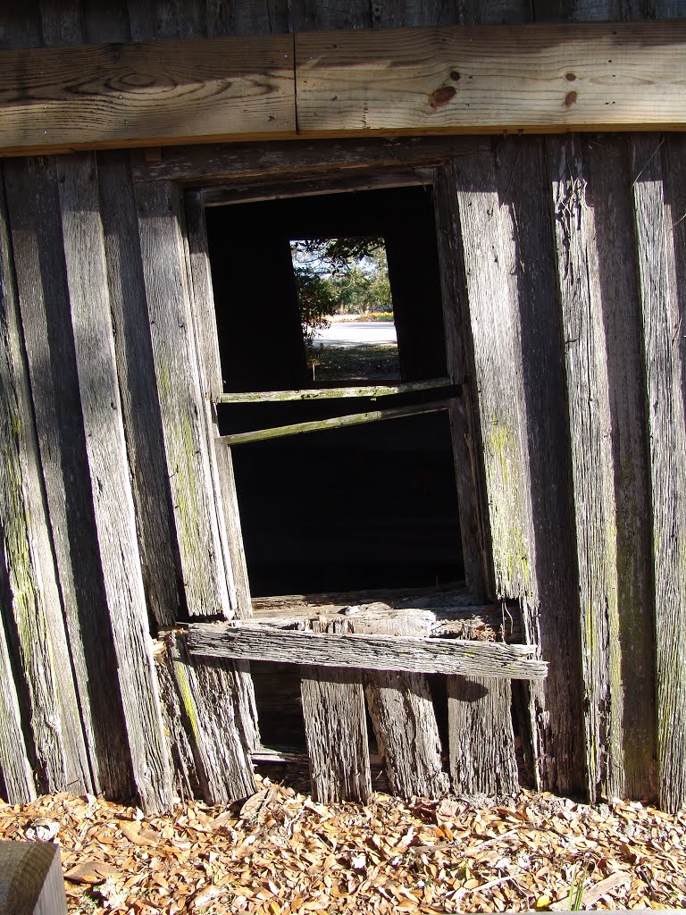 ruins of Slave Quarters, 1838 Orman House, historic Apalachicola Florida (11-27-2011)