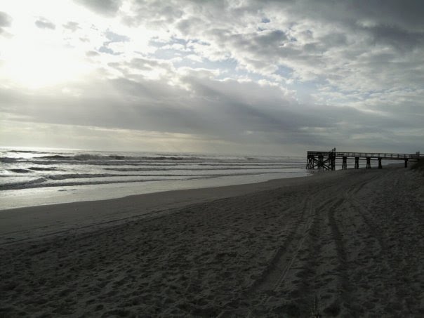 North of the Atl Beach Pier 8:30am