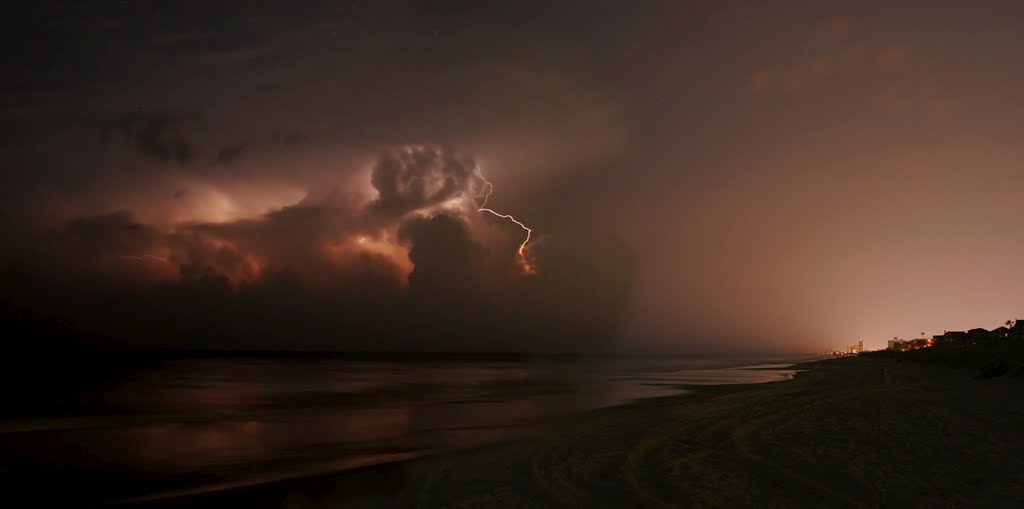 Lightning Storm off the coast of Atlantic Beach