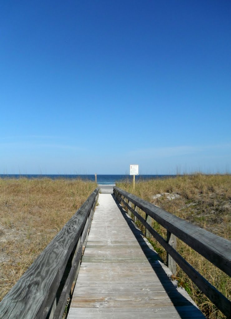 Boardwalk to Beach Neptune Beach 2013