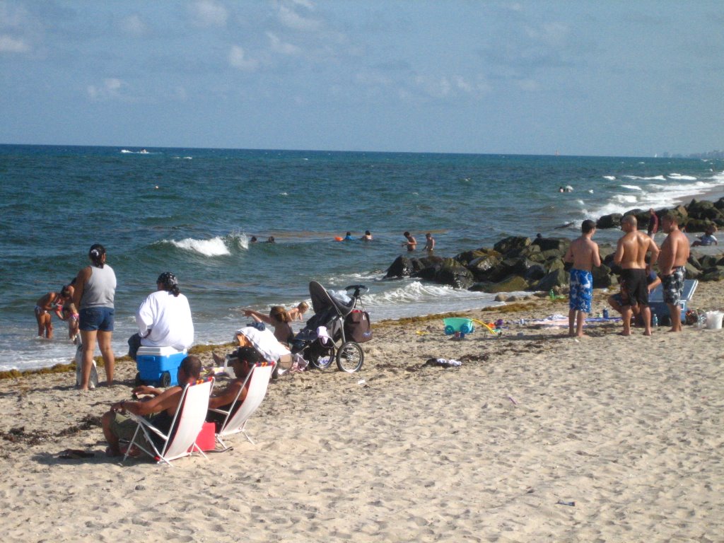 Tourists in the Boynton Beach
