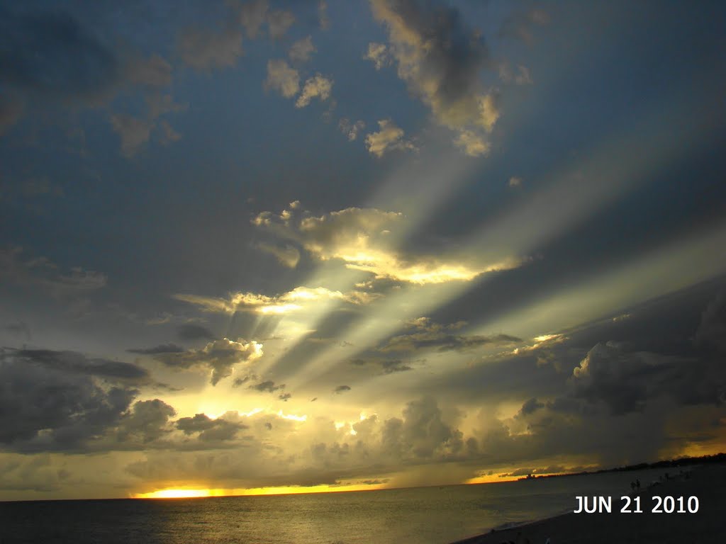 Sunset  at Fishermans Cove Condo