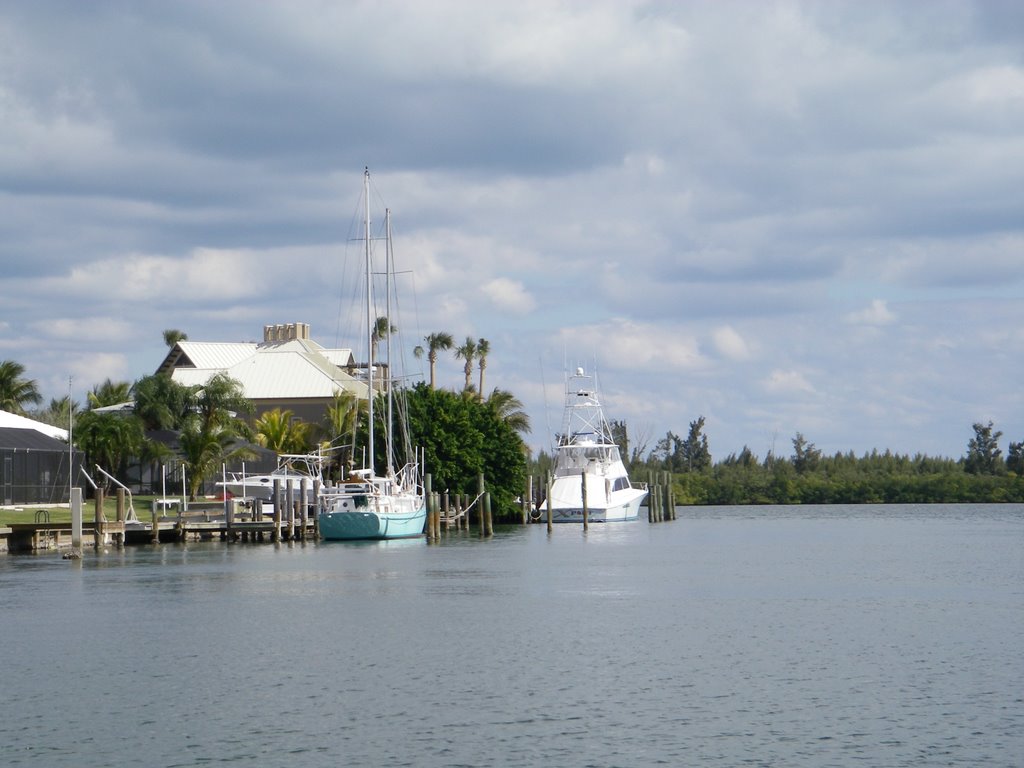 Sailfish canal, looking east