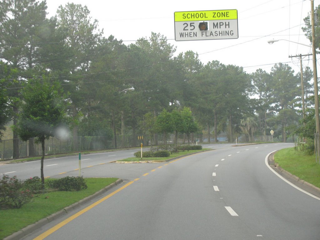 School zone sign