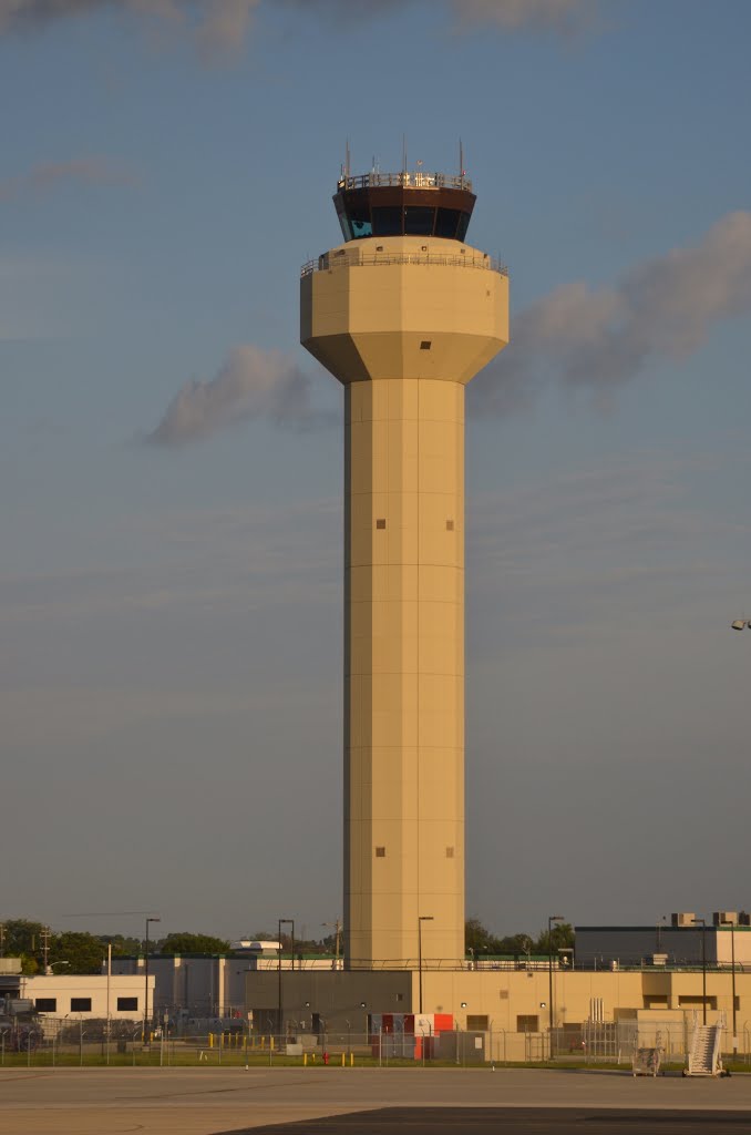 Control tower at Palm Beach International Airport