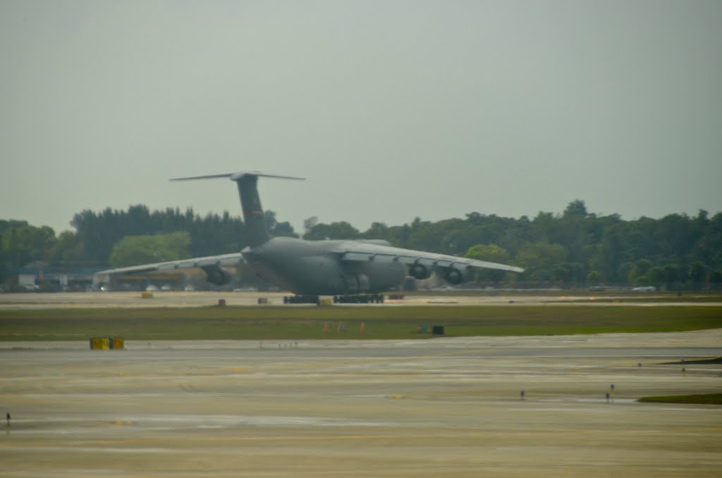 C-5 Galaxy aircraft at West Palm Beach Airport