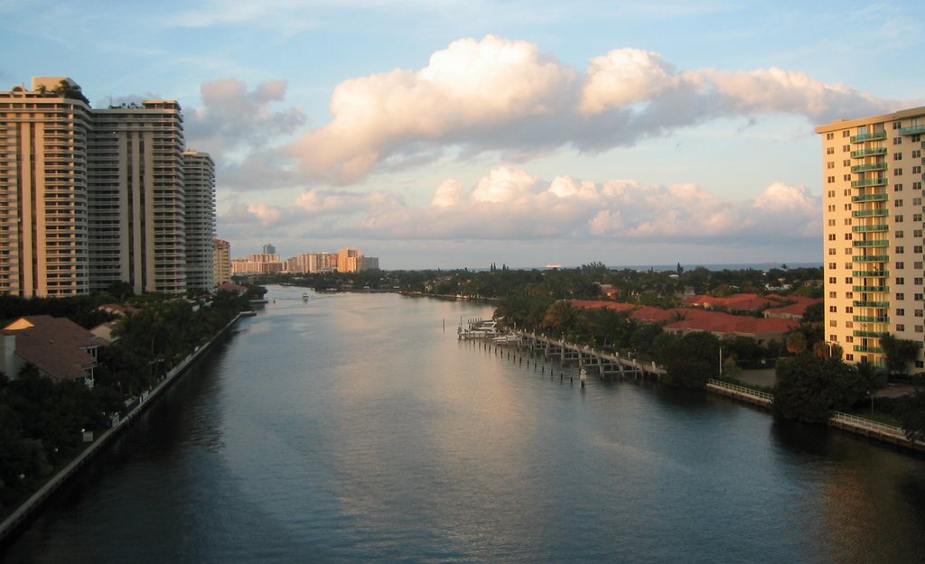 View of Intercoastal from William Lehman Causeway