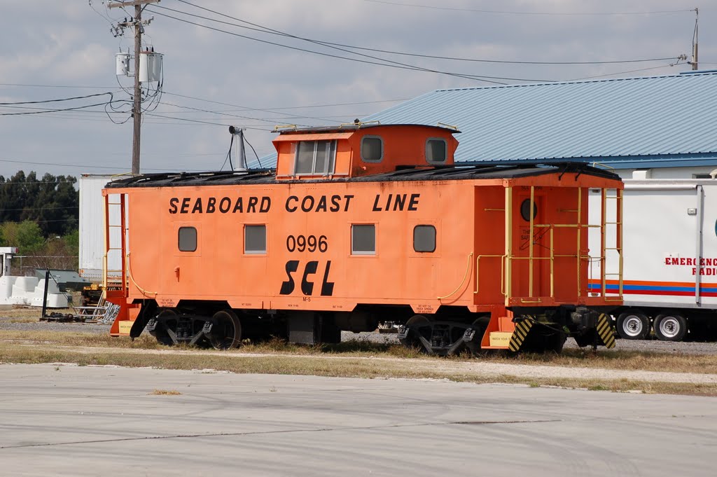 Seaboard Coast Line Railroad Caboose No. 0996 at Bartow, FL