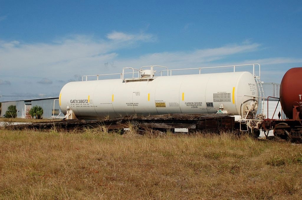General American Marks Company Tank Car No. 38072 at Bartow, FL