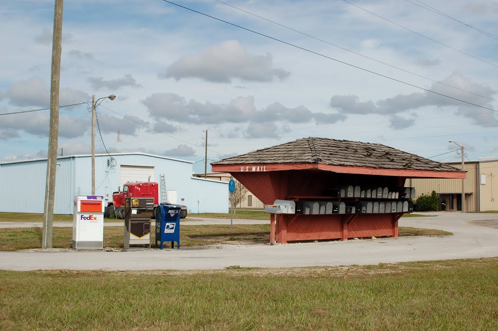 Mail Box area at Bartow Municipal Airport, Bartow, FL