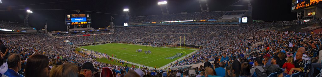Jacksonville Municipal Stadium during Jaguars/Colts Game 12/18/08