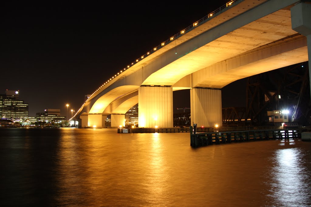 Acosta Bridge at Night