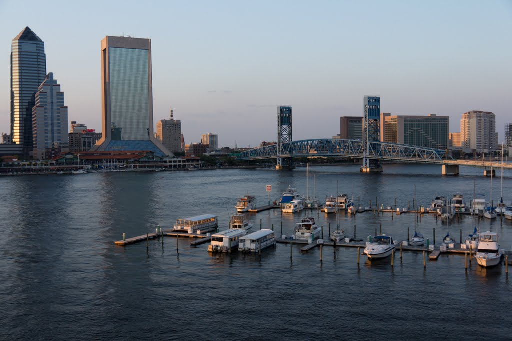 Downtoan Jacksonville View with Marina 2