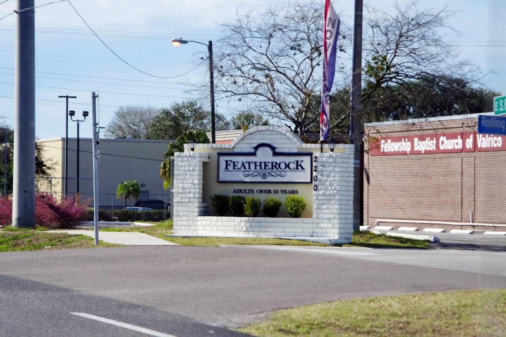 2012, Valrico, FL - Featherock sign