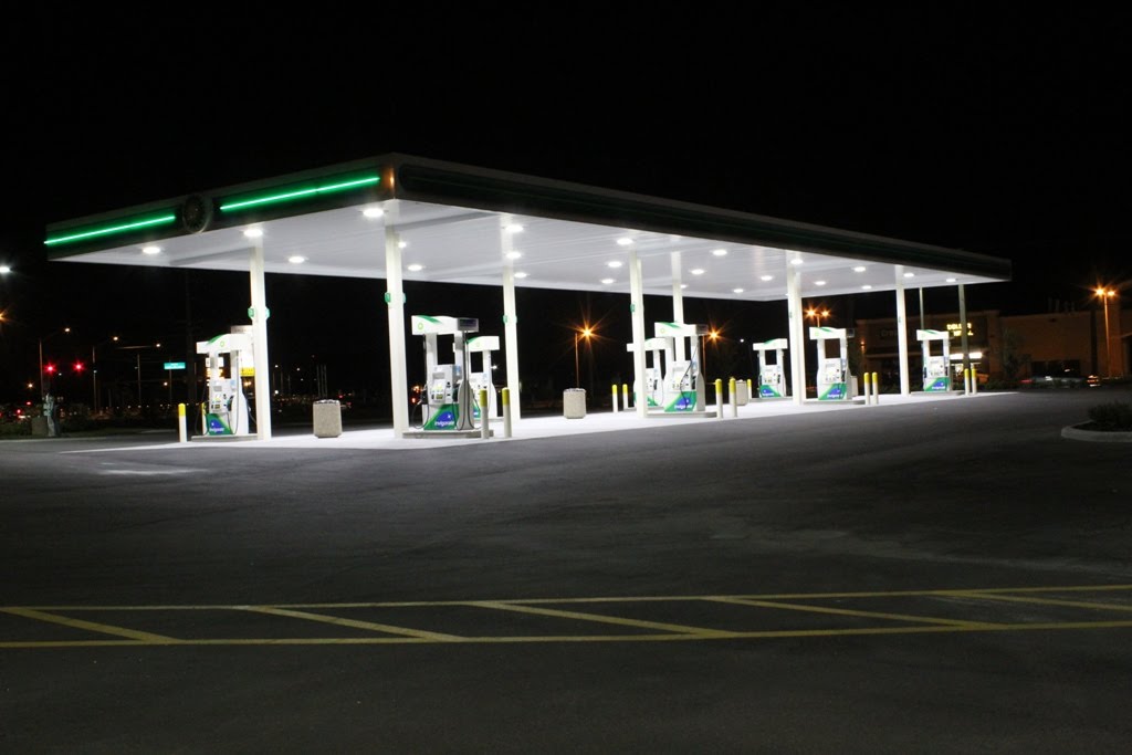 New 7-11 & BP Gas Station "At Night"