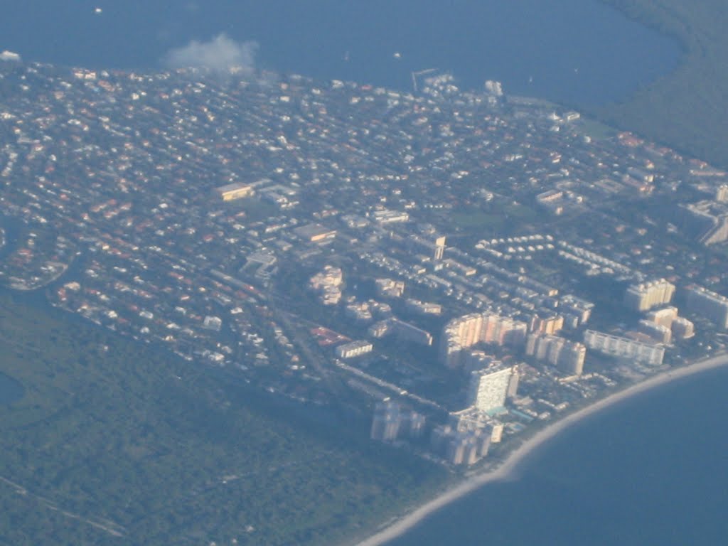 Key Biscayne From A Plane